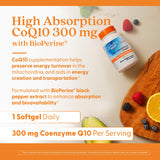 Emballage extérieur Doctor's BEST CoQ10, formulé sans OGM.