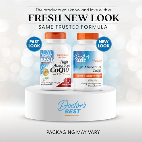 Doctor's Best CoQ10 gelules vegetales, formulation végétarienne pratique.