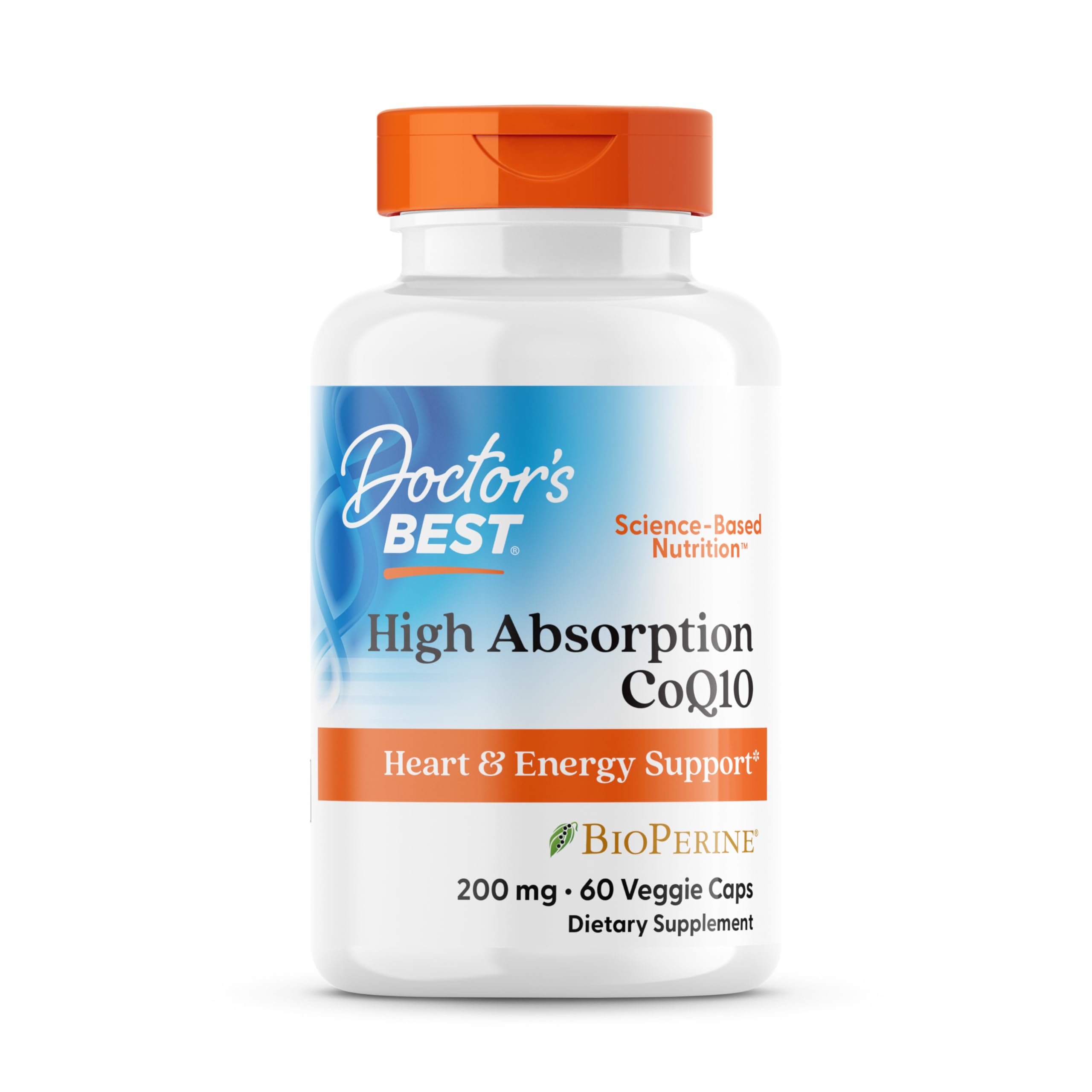 CoQ10 haute absorption de Doctor's BEST en capsules pour énergie cellulaire