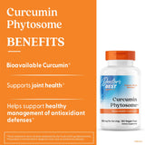 Doctor's Best Curcumin Phytosome – étiquette montrant ingrédients et conseils d'utilisation