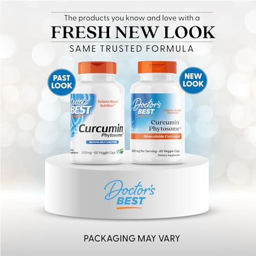 Doctor's Best curcumine Phytosome – bouteille, pratique pour une supplémentation régulière.