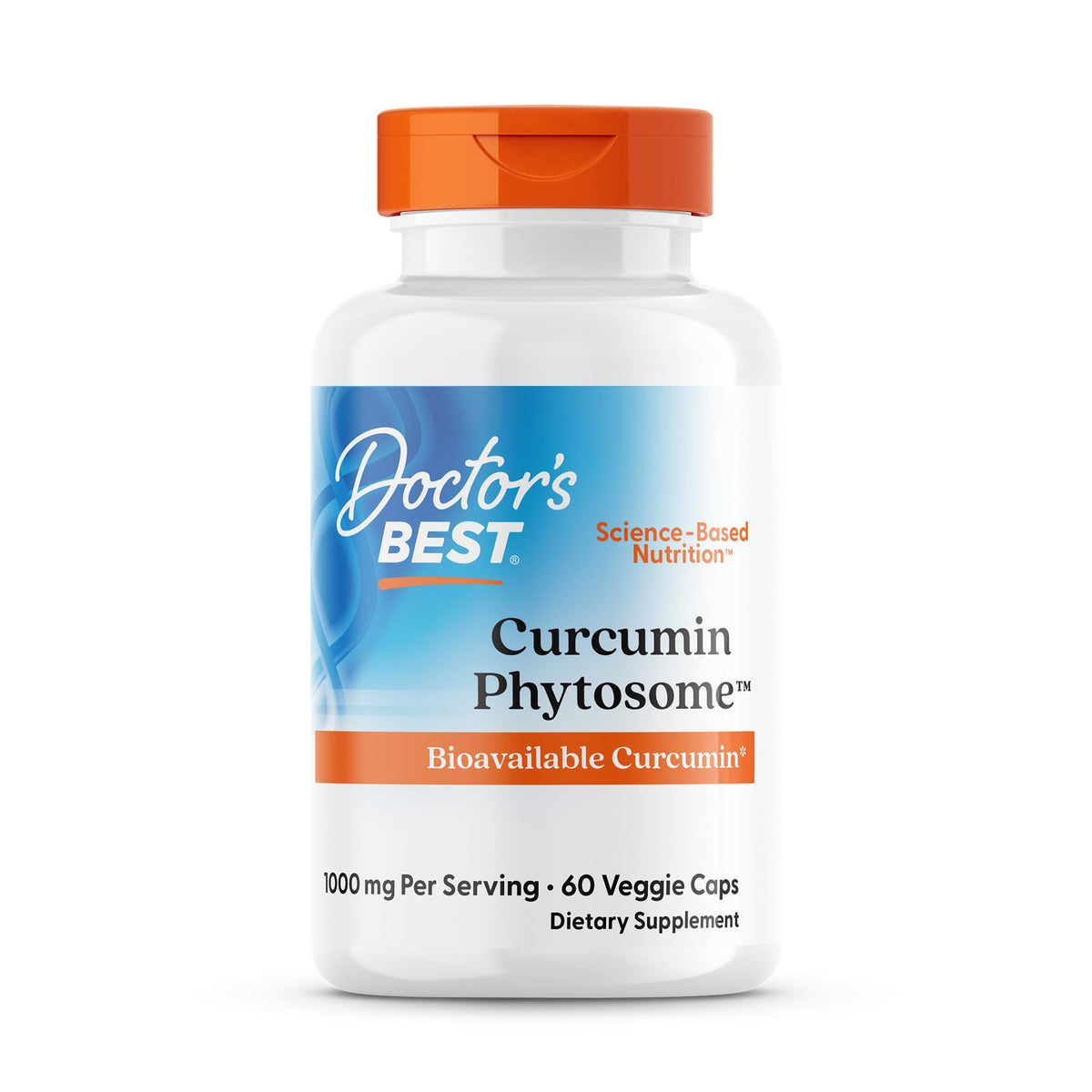 Doctor's Best curcumine Phytosome – gelules, meilleure absorption pour un quotidien actif.