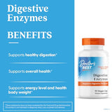 Doctor's Best Digestive Enzymes – étiquette lisible avec informations produit.