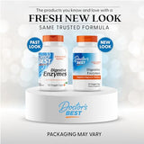 Doctor's Best Digestive Enzymes – gélules végétariennes, faciles à avaler pendant les repas.