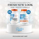 Doctor's BEST Epicor - flacon montrant le processus de fermentation postbiotique.