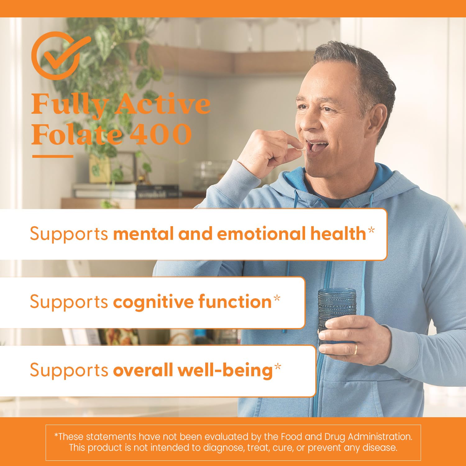 Doctor's BEST Folate Quatrefolic: emballage compact et accessibilité pour les consommateurs.