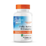 Doctor's BEST Fully Active B Complex – boîte montrant énergie durable et soutien quotidien.
