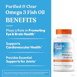 Doctor's Best gélules Omega-3 molles, faciles à avaler dans la routine.