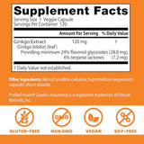 Doctor's Best Ginkgo : image de la bouteille et étiquette claire