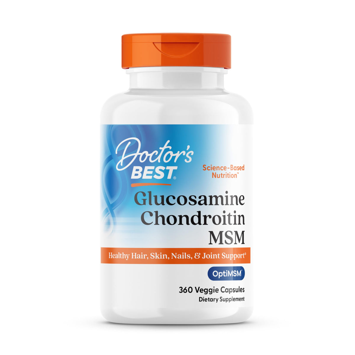 Doctor's Best Glucosamine Chondroitin MSM capsules : soutien potentiel des articulations et mobilité