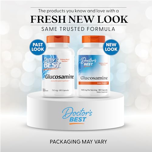 Doctor's BEST Glucosamine — gélules faciles à avaler et mobilité des articulations.