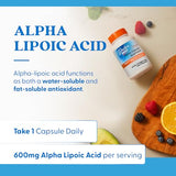 Illustration montrant les antioxydants soutenus par l'acide alpha-lipoïque