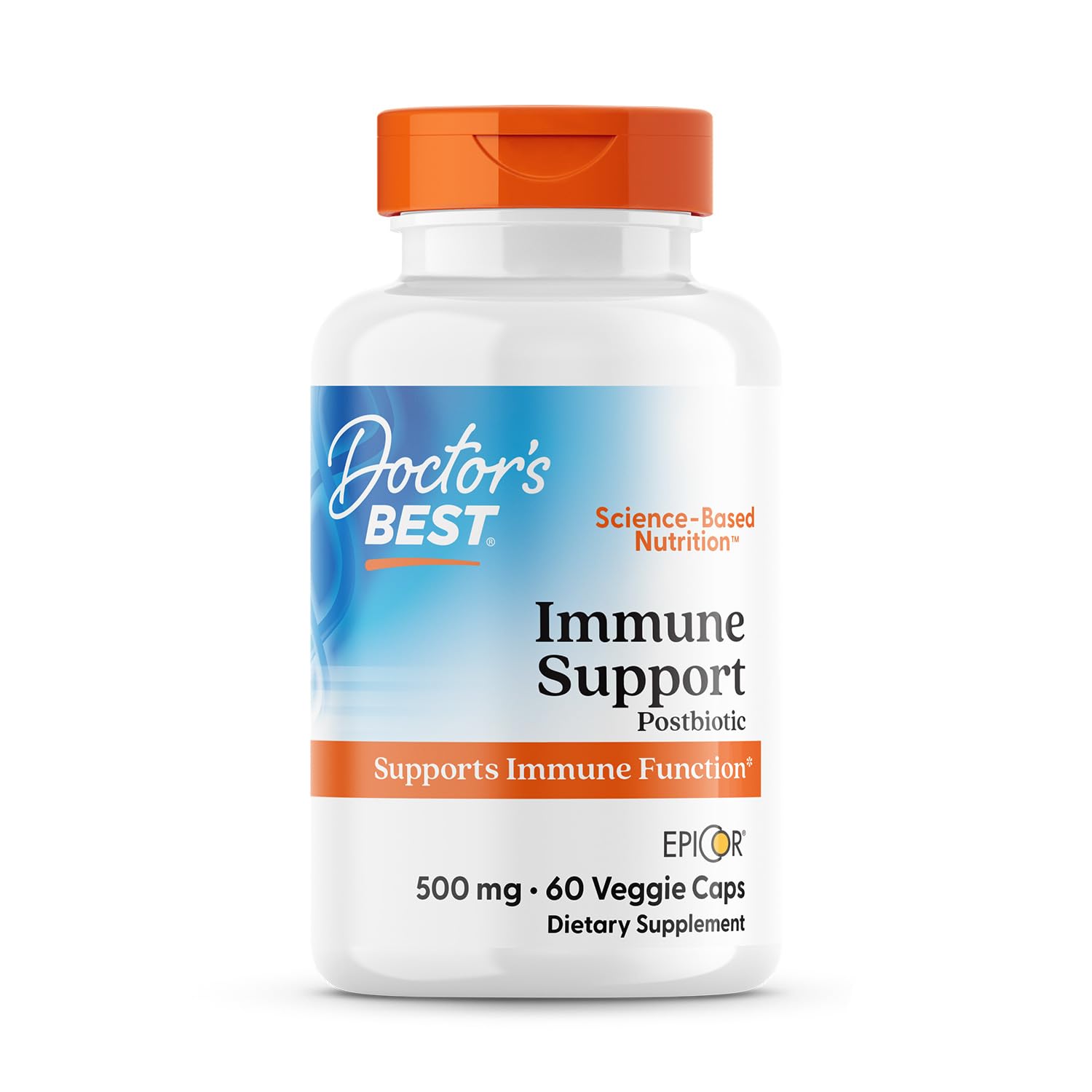 Doctor's BEST Immunité Postbiotique - bouteille avec capsules et soutien potentiel de l'immunité.
