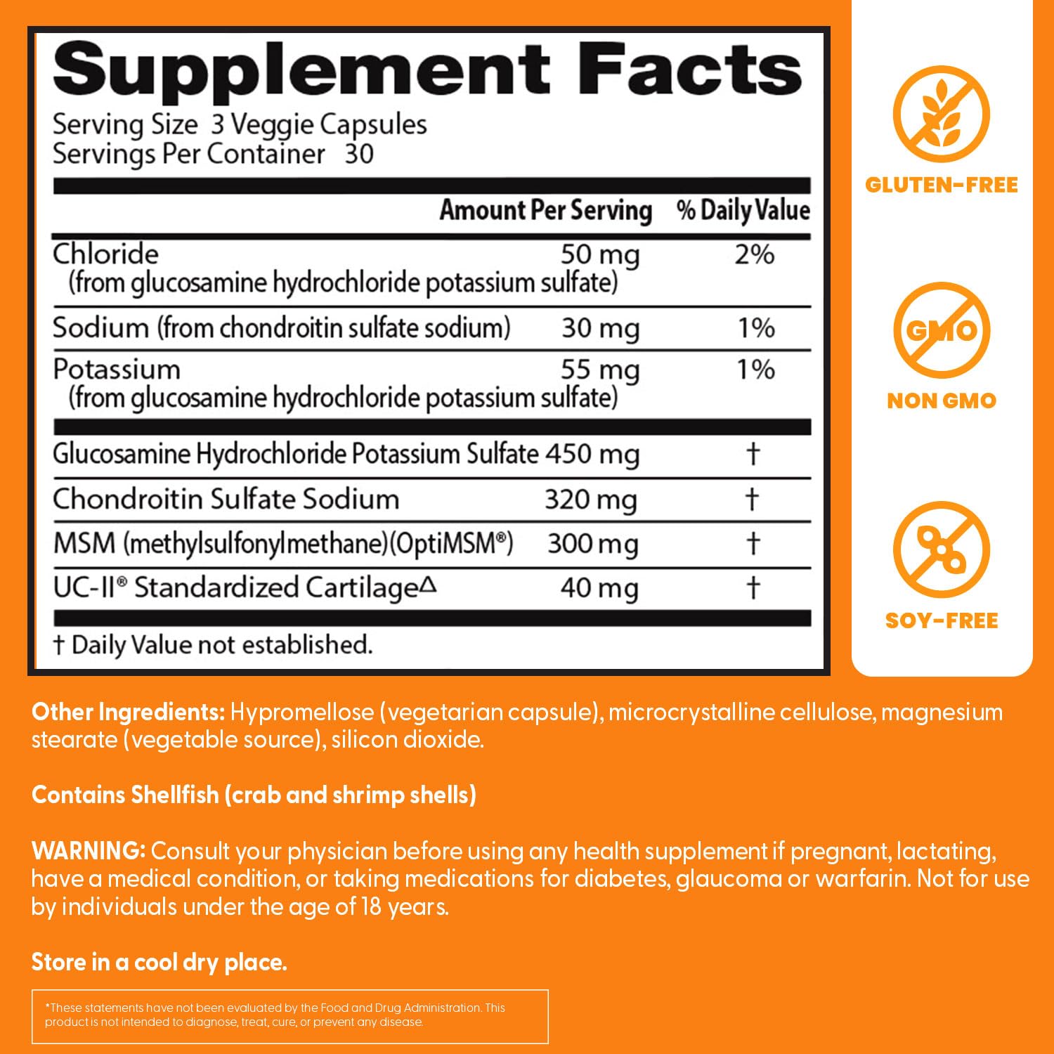 Doctor's Best – ingrédients-glucosamine-chondroitine-msm pour le cartilage.