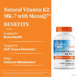 Doctor's Best K2 MK-7 capsules-végane offrent une prise simple au quotidien