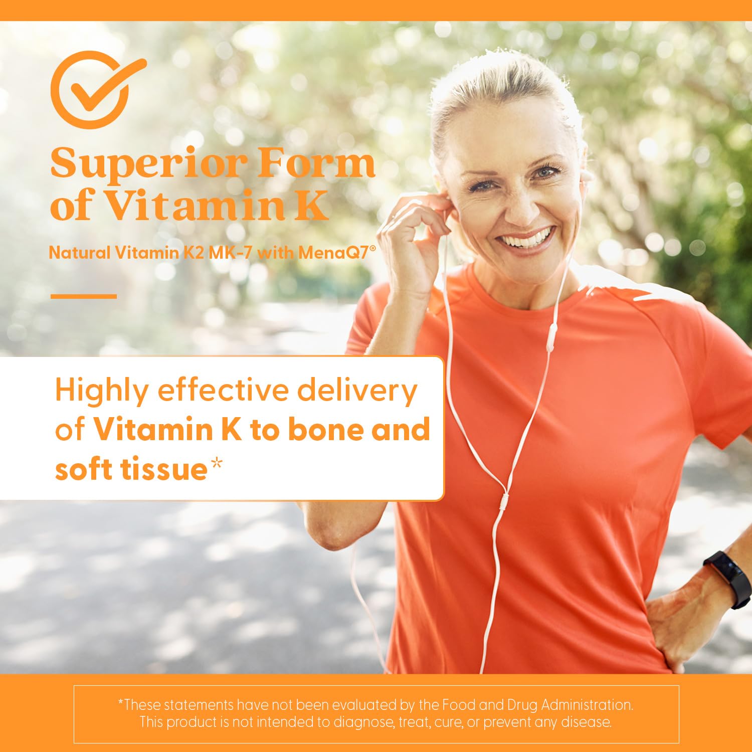 Doctor's Best K2 MK-7 sans OGM et sans gluten
