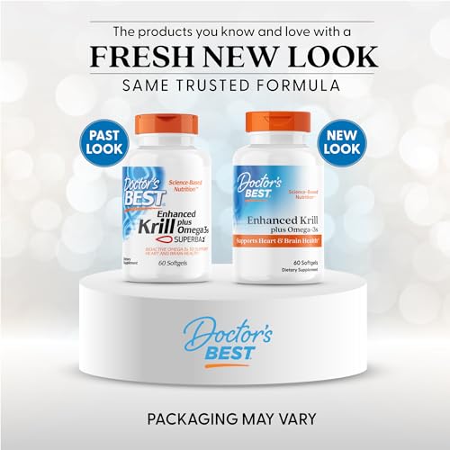 Doctor's BEST krill antarctique avec concentré poisson, EPA et DHA.