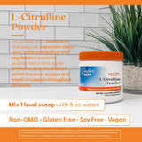 Bouteille Doctor's Best L-Citrulline poudre prête à une consommation quotidienne.