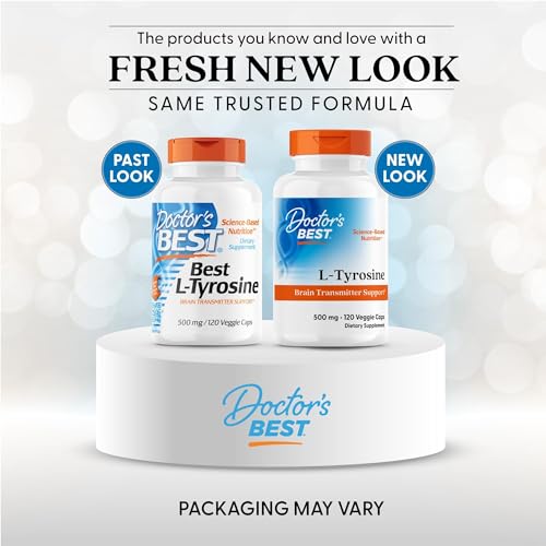 Capsules végétales de Doctor's BEST L-Tyrosine pour usage quotidien