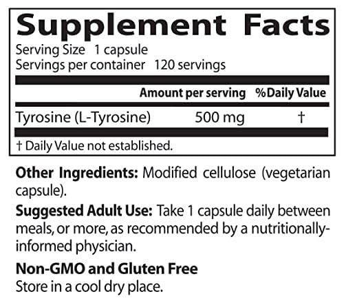 Dose quotidienne indiquée pour Doctor's BEST L-Tyrosine