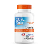 Doctor's Best Lutein, bouteille visible, peut soutenir la santé oculaire au quotidien.