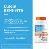 Doctor's Best Lutein, gélules visibles, peut soutenir la fonction visuelle au quotidien.