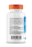 Doctor's Best Lutein – tableau d'ingrédients, sans OGM et sans gluten.