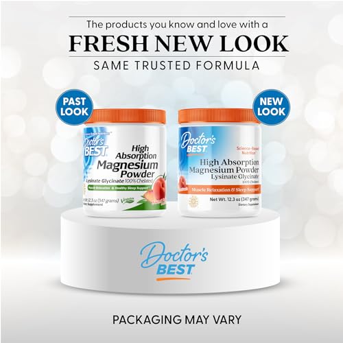 Doctor's Best Magnésium Haute Absorption versé dans verre, favorise le bien-être nerveux et musculaire.