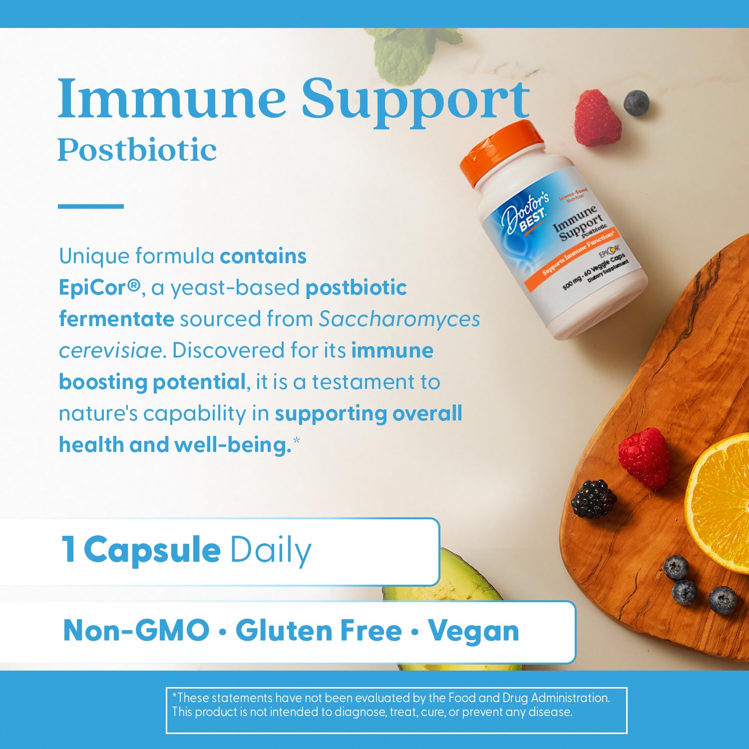 Doctor's BEST Métabolites immunitaires - métabolites bénéfiques ciblant l'immunité.