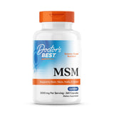 Doctor's BEST MSM – capsule facile à avaler, soutien potentiel des articulations.