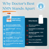 Doctor's Best NMN mode d'emploi clair et prise simple.