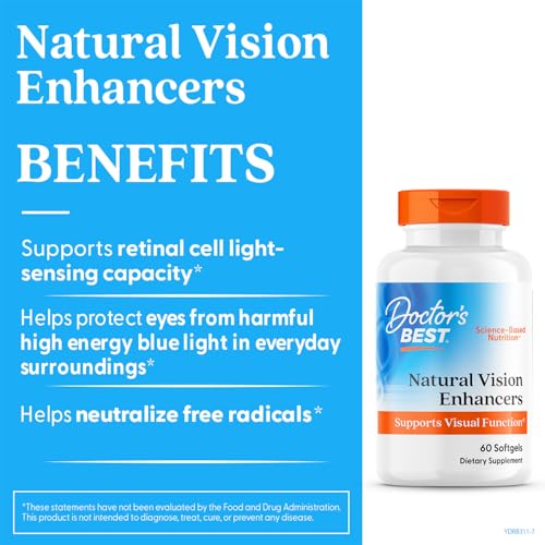 Doctor's BEST Omega3 DHA EPA — Gélules visibles, potentiel soutien à la fonction rétinienne.
