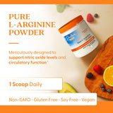 Étiquette sans gluten et vegan de Doctor's Best L-Arginine