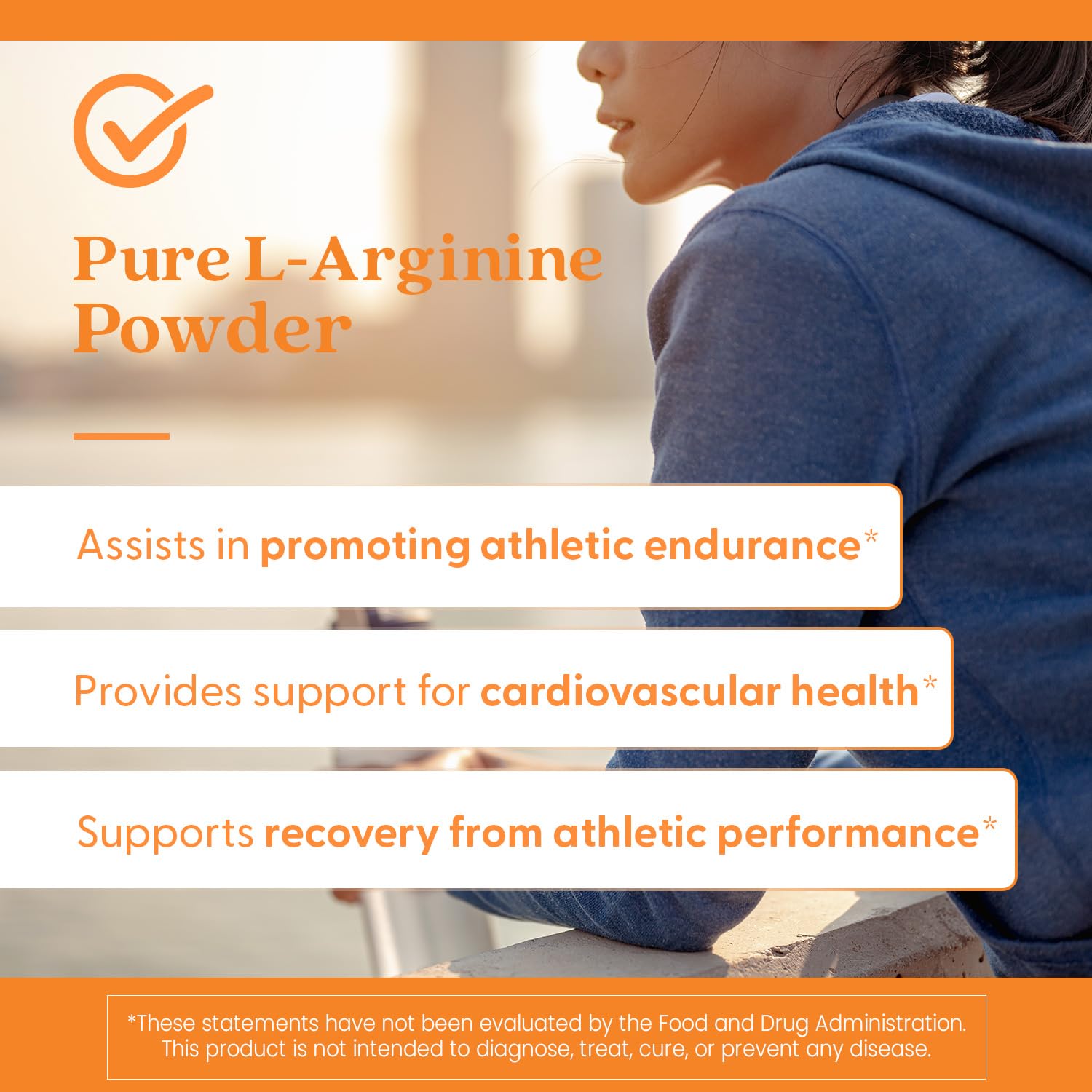 Utilisation pré-entraînement Doctor's Best L-Arginine pour soutenir l'effort