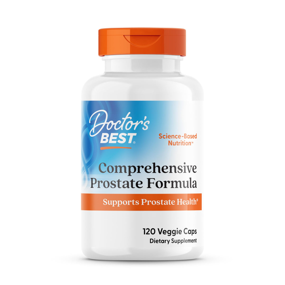 Doctor's Best Prostate: bouteille montrant la formule complète pour la santé prostatique.