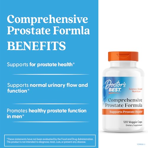 Doctor's Best Prostate: capsules prêtes à l'emploi pour le bien-être urinaire potentiel.