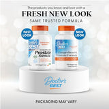 Doctor's Best Prostate: étiquette affichant les ingrédients clés et le soutien potentiel à la prostate.