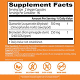 Doctor's Best Quercétine Bromélaïne – fiche nutritionnelle et dosage pour plan personnalisé