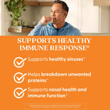 Doctor's Best Serrapeptase – capsules sans gluten, adaptées à certains régimes.