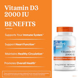 Soutien immunitaire avec Doctor's Best D3, accessible et pratique au quotidien.