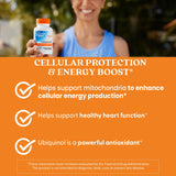 Doctor's Best Ubiquinol, symbole sans OGM sur l'emballage