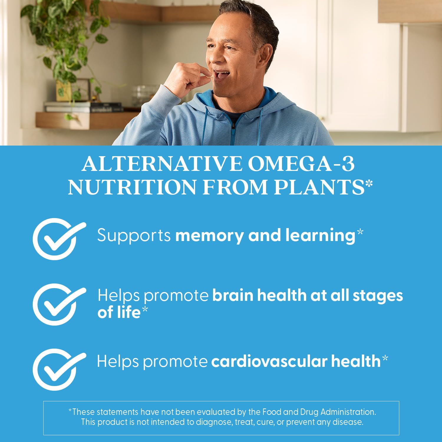 Doctor's Best vegan DHA — sans OGM, gluten et soja.