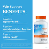 Doctor's BEST Vein Support – étiquette détaillée sur les ingrédients essentiels