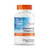 Doctor's Best Vitamine C haute absorption dans la bouteille, soutien immunitaire potentiel au quotidien.