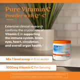 Doctor's Best Vitamine C Poudre - Mélange dans l'eau: goût neutre et assimilation facile.