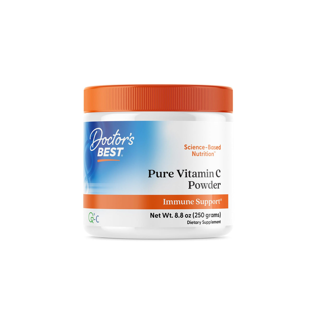 Doctor's Best Vitamine C Poudre - Bouteille: soutien immunitaire potentiel et antioxydant.