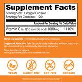 Capsules végétales Doctor's Best Vitamine C Q-C utilisées quotidiennement