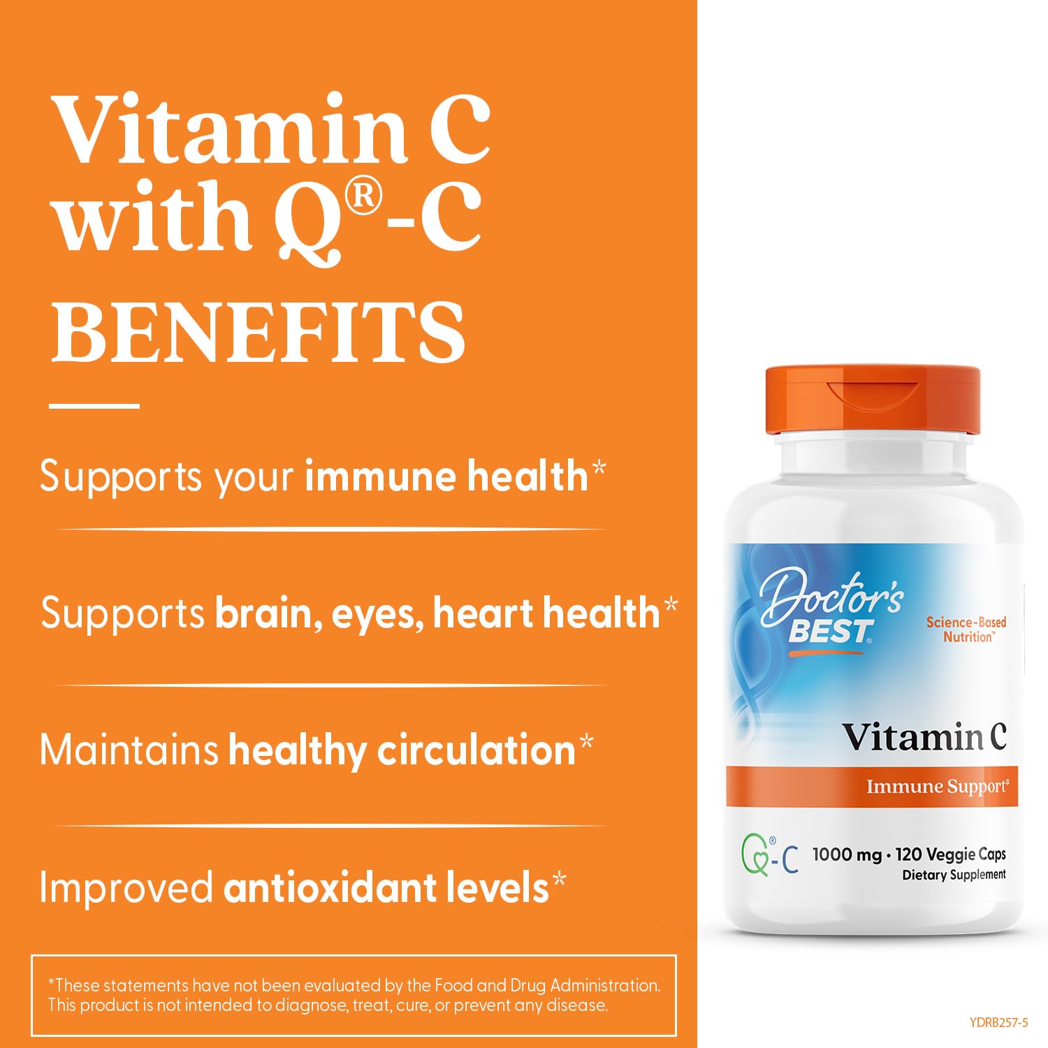 Étiquette et emballage Doctor's Best Vitamine C Q-C pour choix sûr