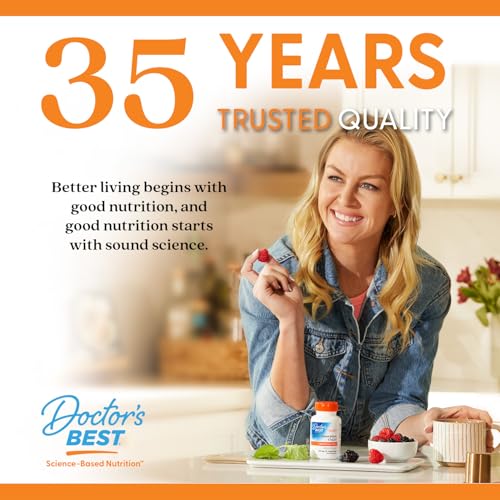 DOCTOR'S BEST Vitamine C – aide potentielle au maintien des défenses naturelles.