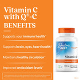 DOCTOR'S BEST Vitamine C – gélules végétales pour régime végan et sans gluten.